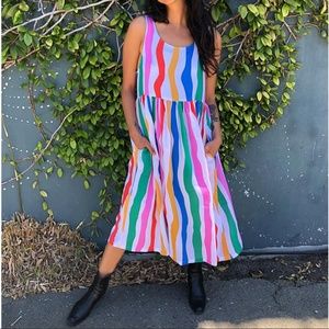 Nooworks Naomi Dress in Salvation Stripe